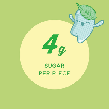 4g  sugar per piece