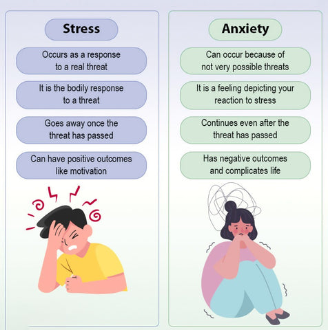 Difference Between Stress And Anxiety