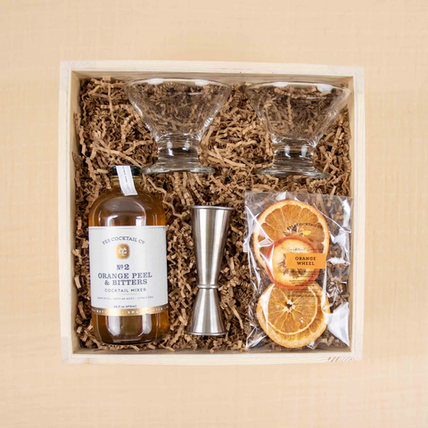 Old Fashion Cocktail Gift Basket