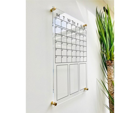 Acrylic Wall Calendar