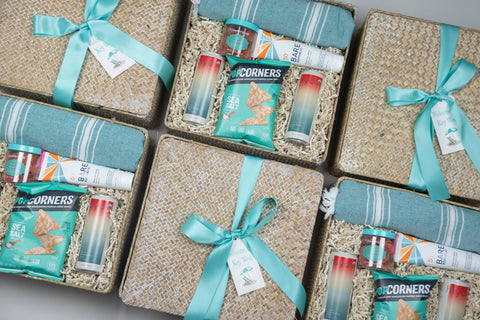 Beach Themed Corporate Event Gift Baskets