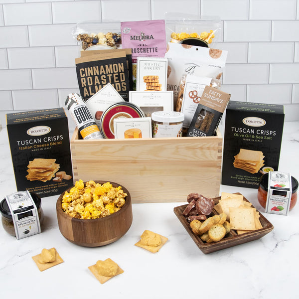 Traditional Gourmet Food Basket | Shadow Breeze