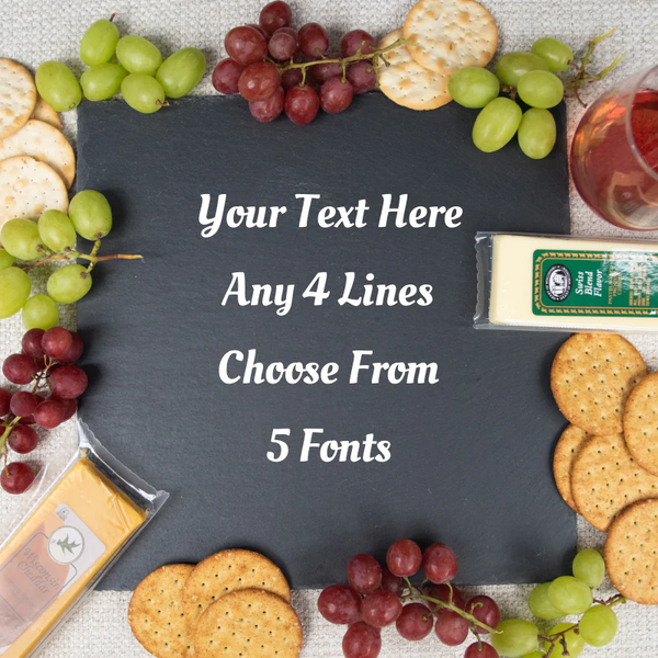 Personalized Slate Serving Trays | Shadow Breeze