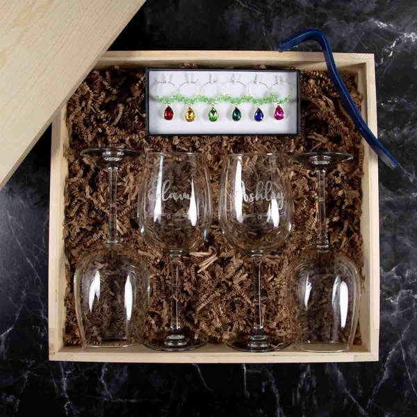 Wine Glasses and Charms | Shadow Breeze