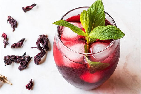 Hibiscus iced tea