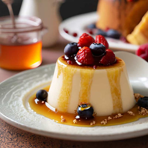 Vanilla Rooibos Tea-Infused Panna Cotta Recipe