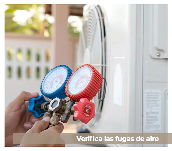 verifica fugas de aire