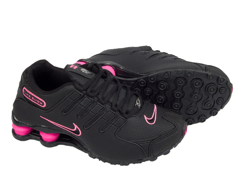 tenis nike shox feminino preto