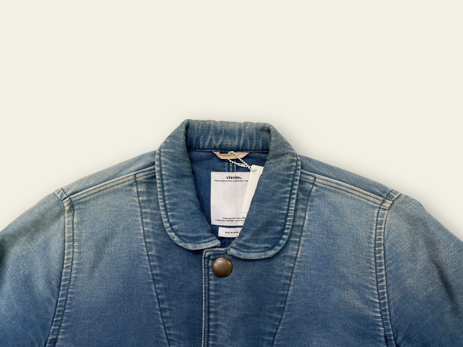 Visvim 13AW Cunningham Smock Damaged Moleskin Jacket