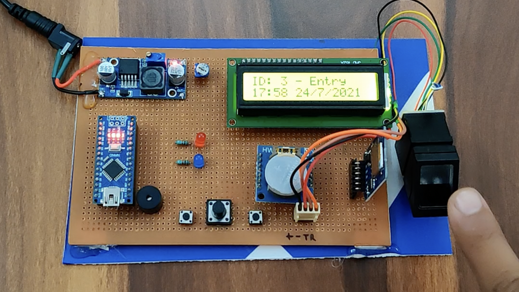 arduino fingerprint attendance system