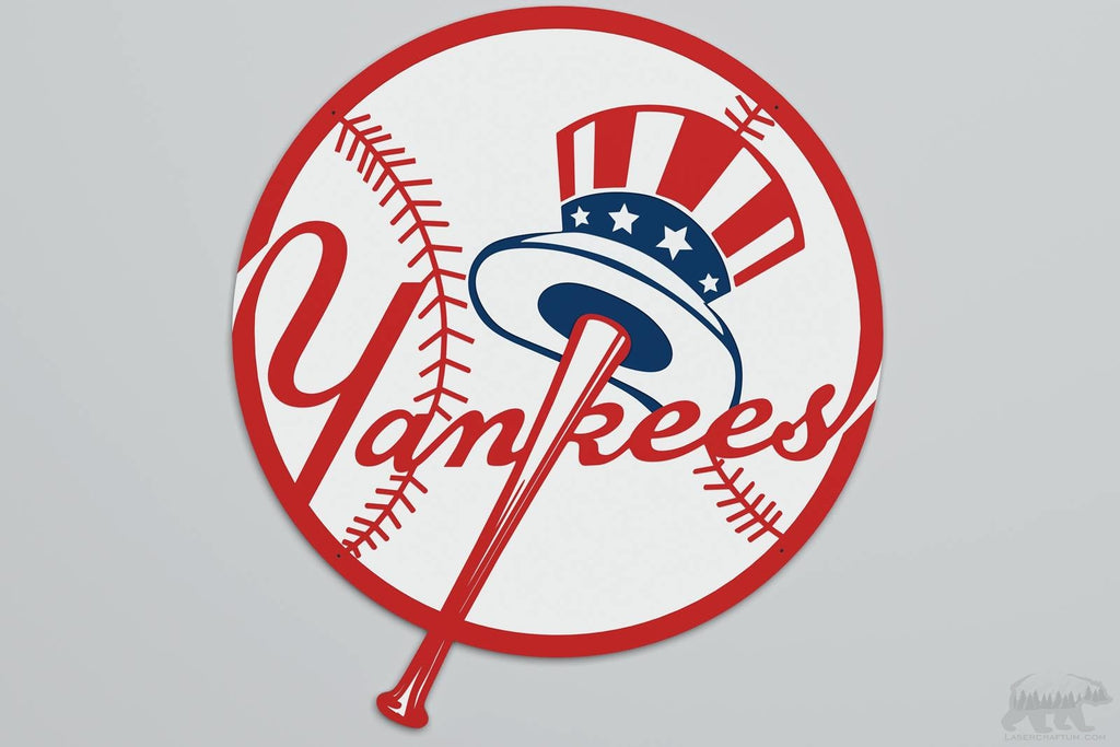 New York Yankees Layered Design for cutting - LaserCraftum