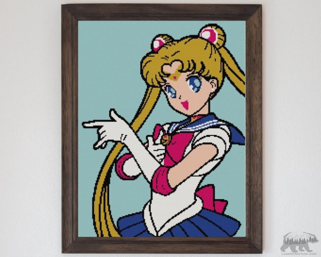 Sailor Moon Cross Stitch Pdf Pattern Lasercraftum