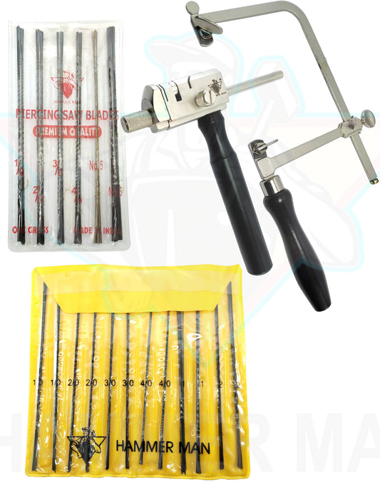 Jeweler's Saw Frame Kit contains Saw frame, 144 pcs Saw Blades