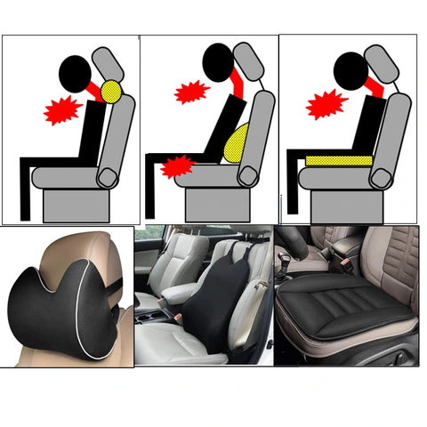 ineffective cushions neck lumbar and seat