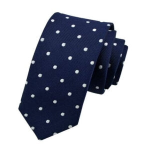 Navy Dot Necktie HauteButch