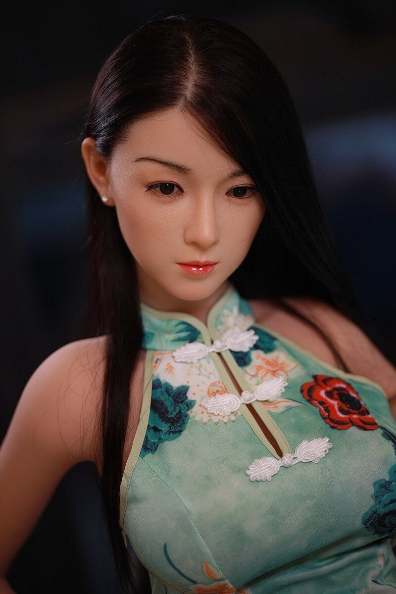 Jy Doll 157cm Silicone Head Tpe Body Implanted Hair Sex Doll Fanstas