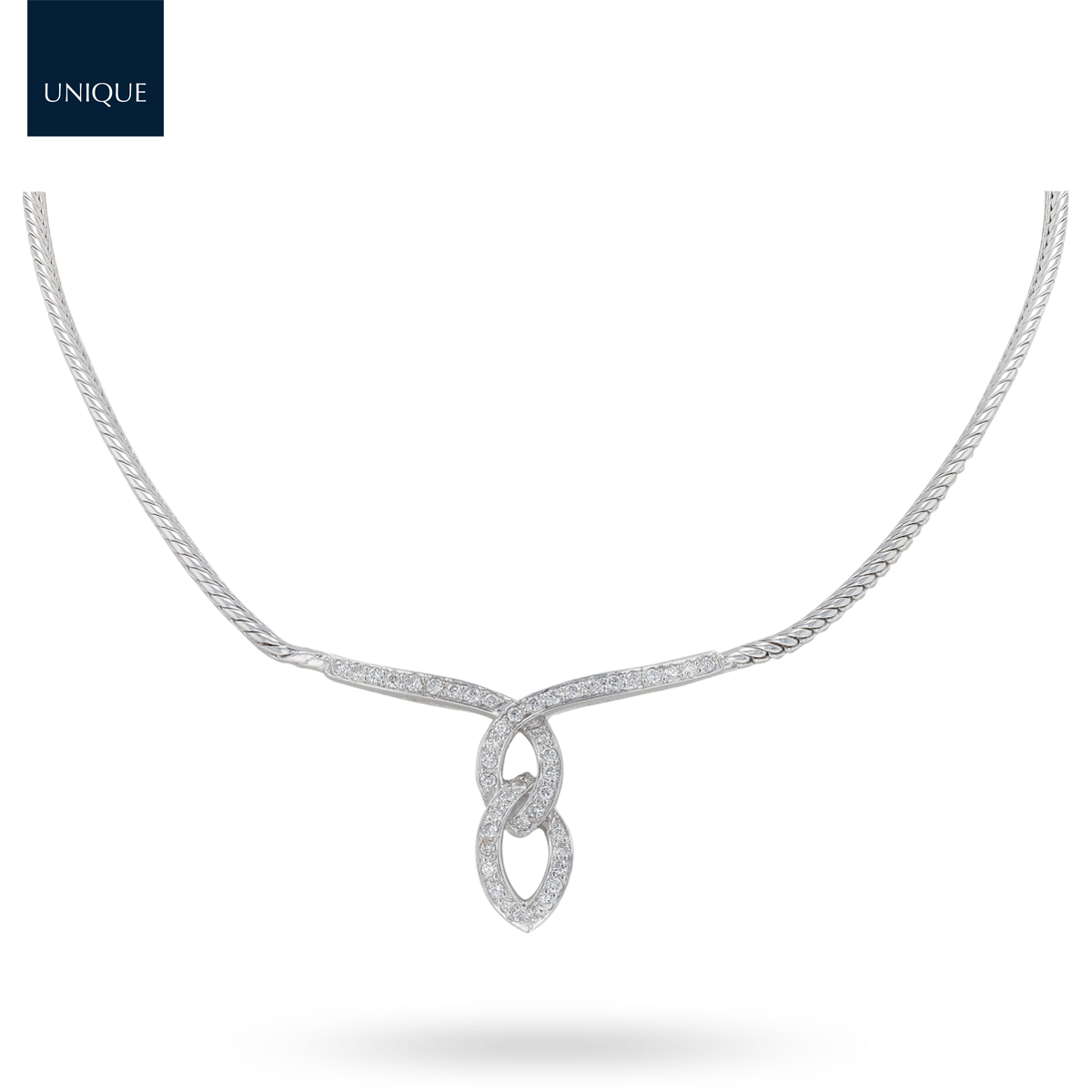BVLGARI Serpenti Viper 18ct White-gold And 0.63ct Round-cut Diamond Pendant  Necklace | Lyst