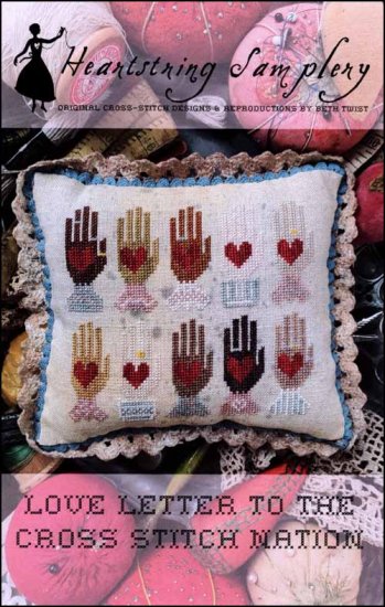 Love Letter To The Cross Stitch Nation Cross Stitch Pattern by Heartstring Samplery