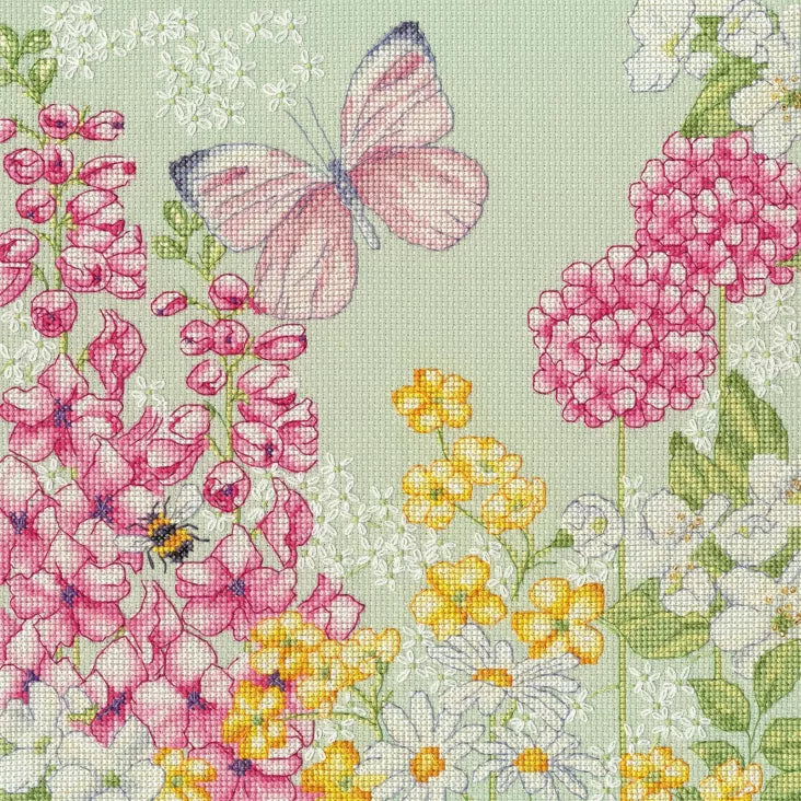 Quartz Meadow Cross Stitch Kit by Bothy Threads