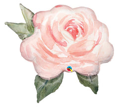 36" Watercolor Pink Flower
