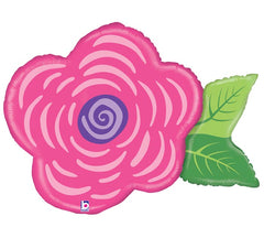37" Illustration Fuchsia Flower