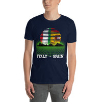 Italy Spain Semifinal Soccer Jersey Football Unisex T-Shirt