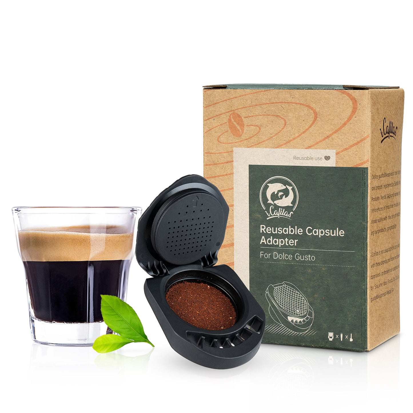 leraar gracht Inspiratie Dolce Gusto Capsule Holder Adapter For Dolce Gusto Coffee Powder Holde –  iCafilas Capsules