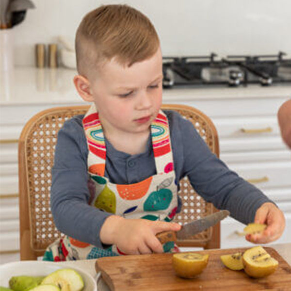 Safeslice Kiddo Safe Kitchen Set, Montessori Kitchen Tools for  Toddlers-Kids Cooking Sets Real-Toddler Safe Knives Set for Real Cooking  with Plastic