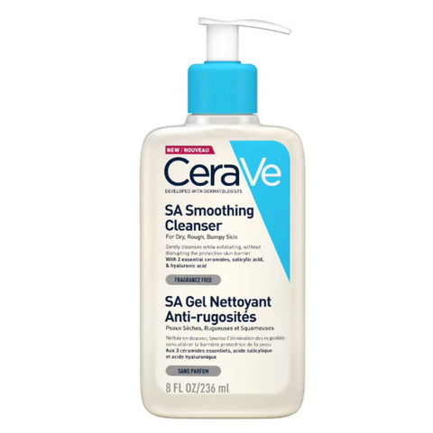 CERAVE Sa Anti-rugosités Gel Netttoyant Corps pour Peaux Sèches et Rugueuses