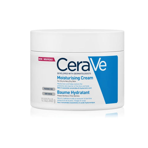 Cerave Moisturizers crème hydratante visage et corps pour peaux sèches à très sèches