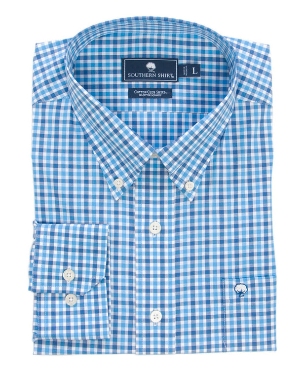 Southern Shirt Co - Jameson Check Cotton Club Shirt Long Sleeve ...