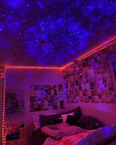 dastellaguy astronauta nebulosa stella projetor inter decoração de casa