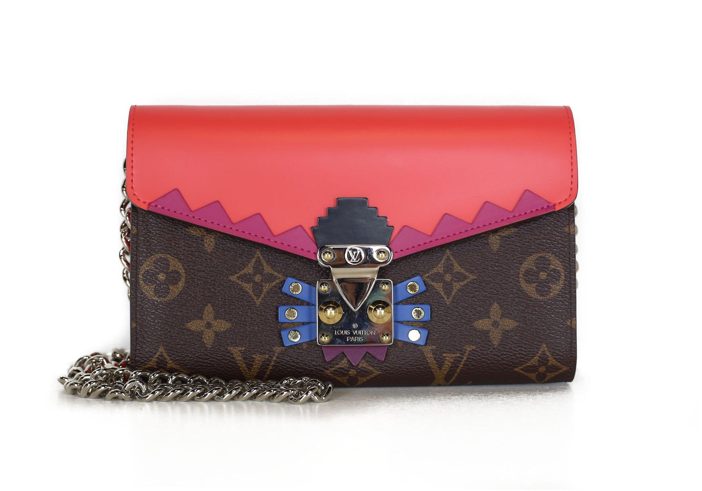 Louis Vuitton Flamingo Monogram Canvas Totem Sarah Wallet