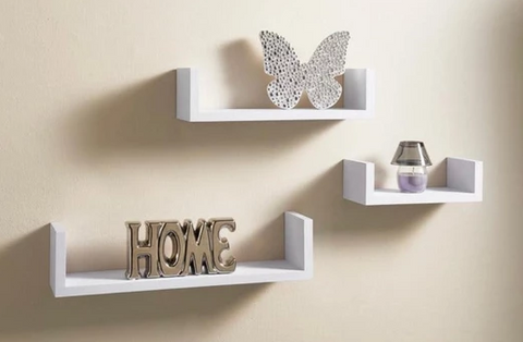 3-Piece Shelf Set Wall-Mounted