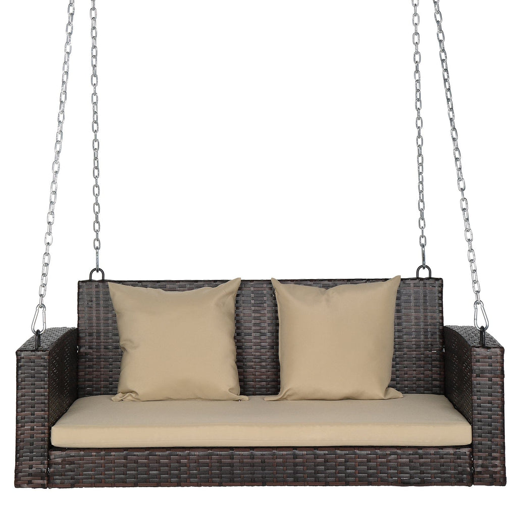 rattan porch swings