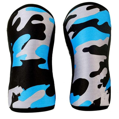 Set of Neoprene Knee Wraps from Cloud Discoveries displayed, illustrating the easy-care, flexible design ideal for athletes, fitness enthusiasts, and everyday use.