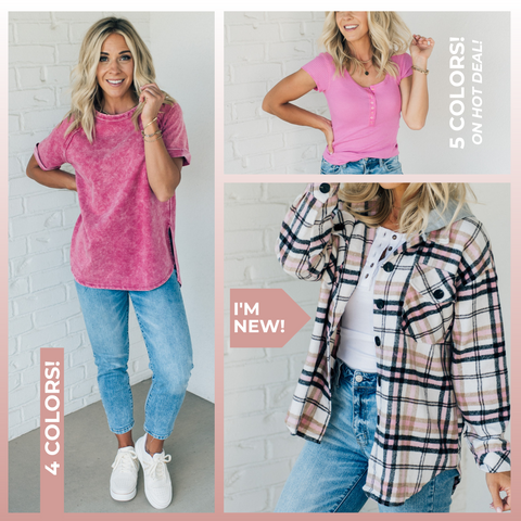 ALL PINK STYLES FOR FALL!
