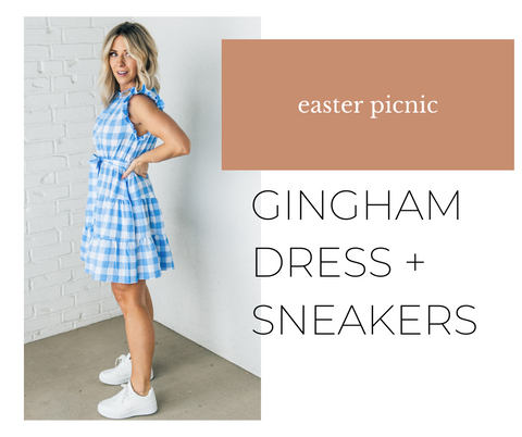 Springtime Outfits: Gingham Dress