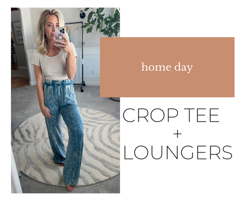 Springtime Outfits: Wide Leg Loungers