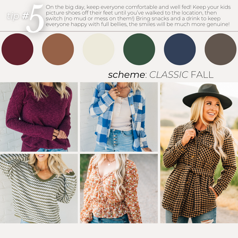 Top Five 2023 Family Photo Color Schemes for Fall!