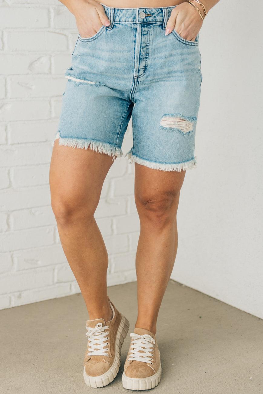 Mineral Wash Biker Shorts – RubyClaire Boutique