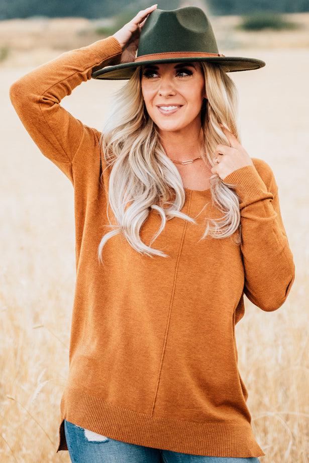 Ultra Soft Waffle Sweater – RubyClaire Boutique