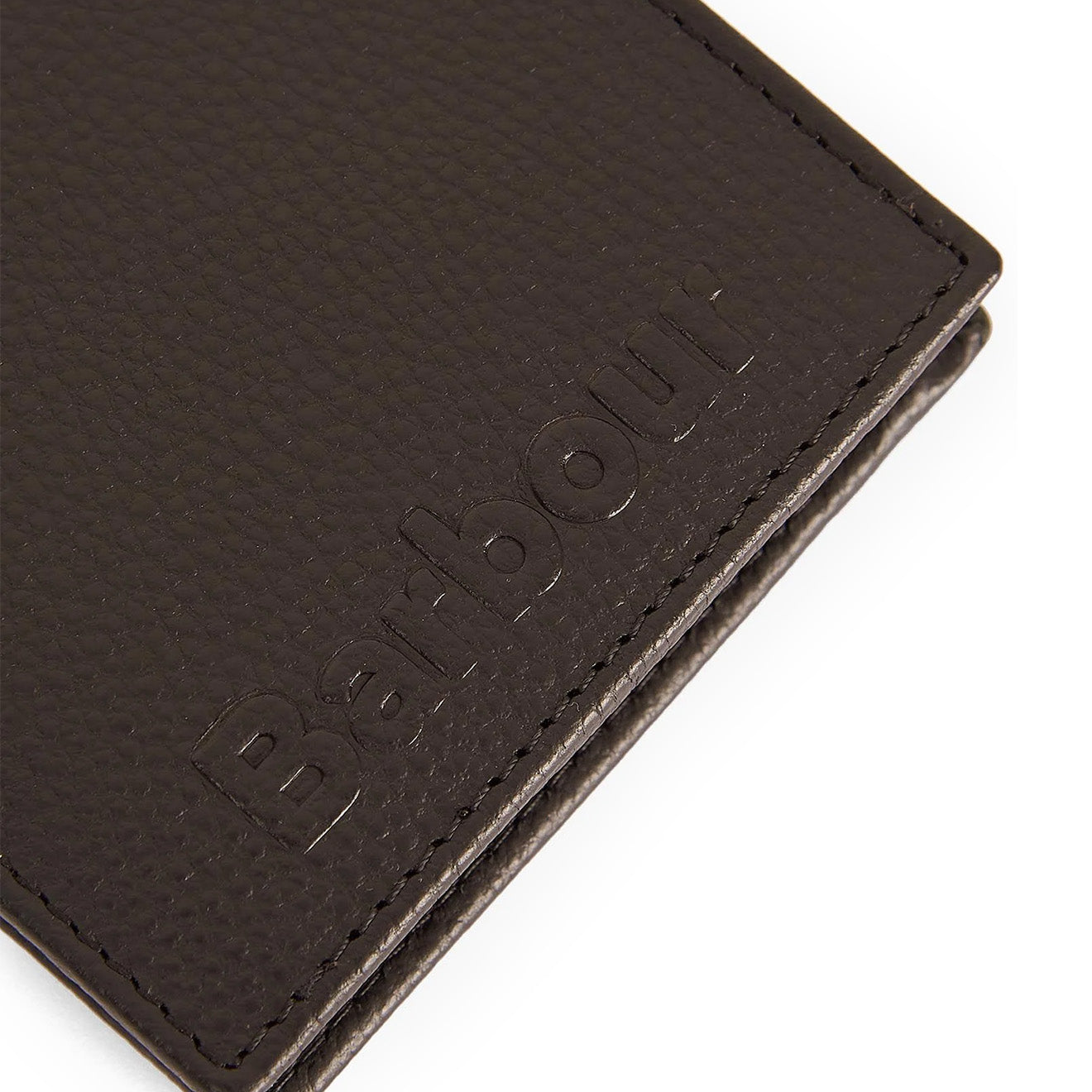 Barbour Debossed Logo Bifold Wallet Classic Black