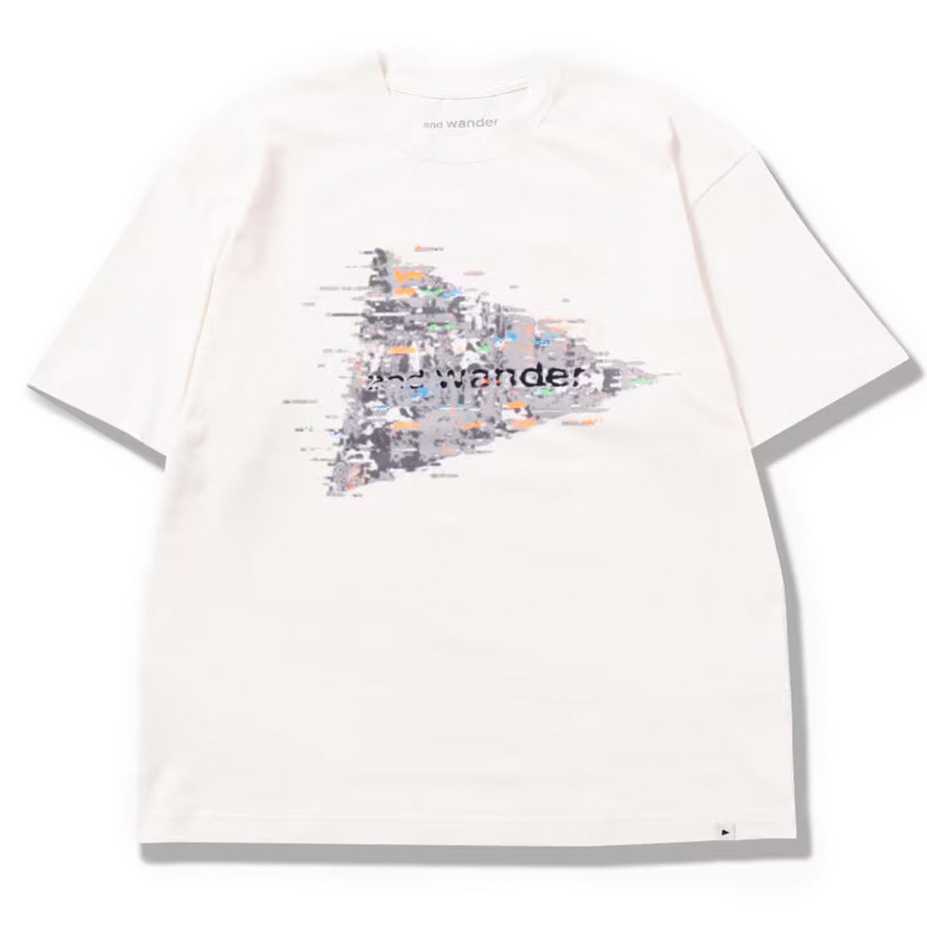 And Wander Noizy Logo Printed T-Shirt White