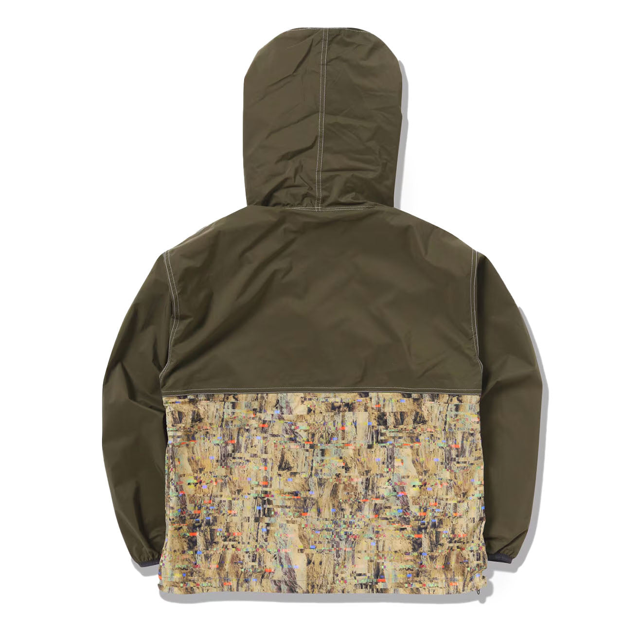 And Wander Pertex Printed Wind Jacket Beige