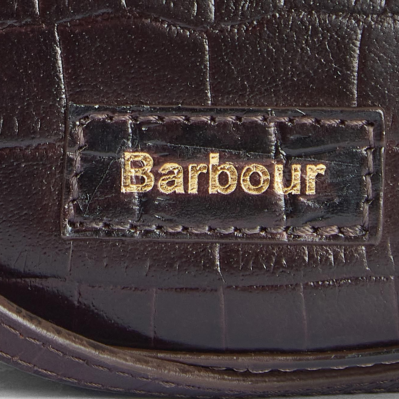 Barbour Eilein Saddle Bag Black Cherry