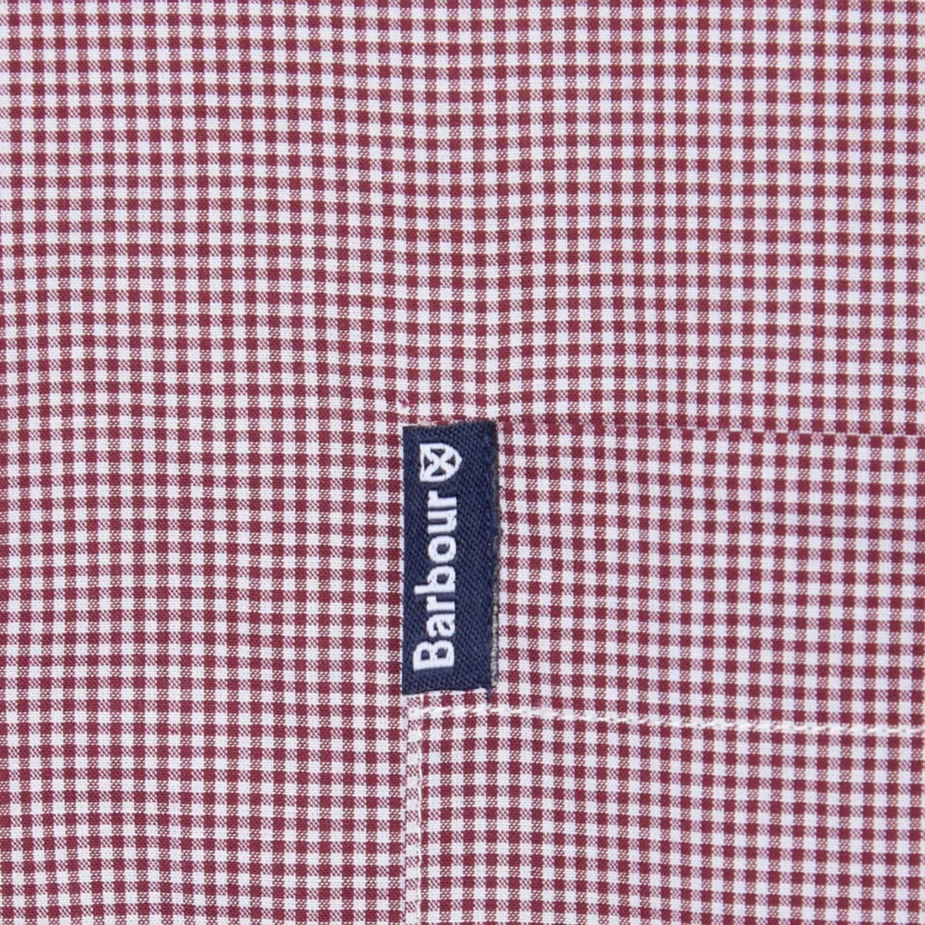 Barbour Gingham 23 Tailored Fit Shirt Red