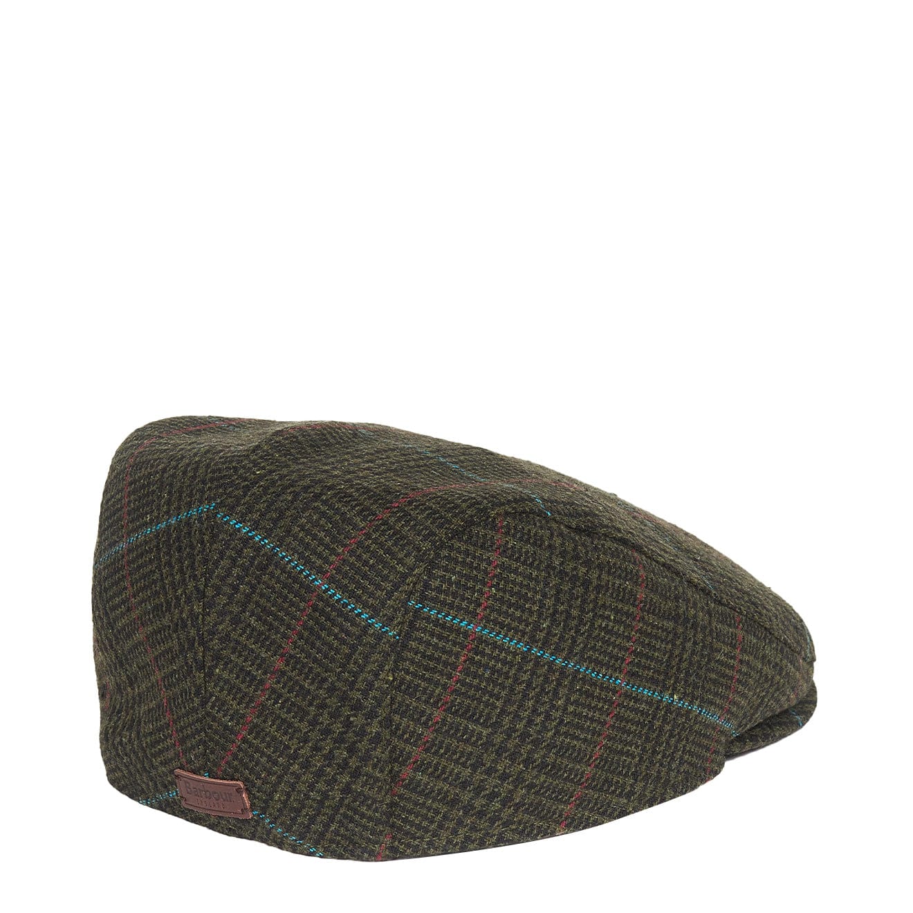 Barbour Cheviot Flat Cap Dark Green