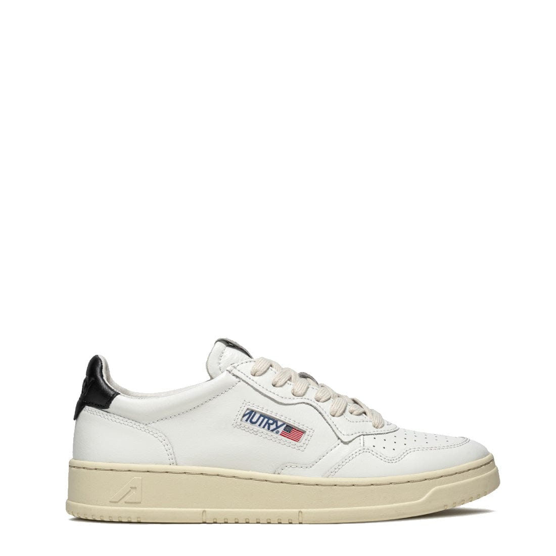 Autry Womens Medalist Low Trainers White / Black