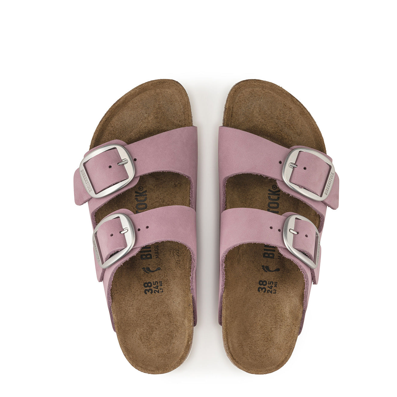 Birkenstock Womens Arizona Big Buckle Narrow Sandal Orchid